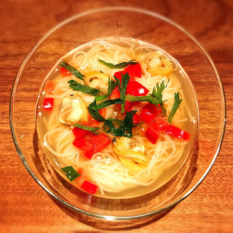 さっぱりトマト浅利そうめん(東山KAN)