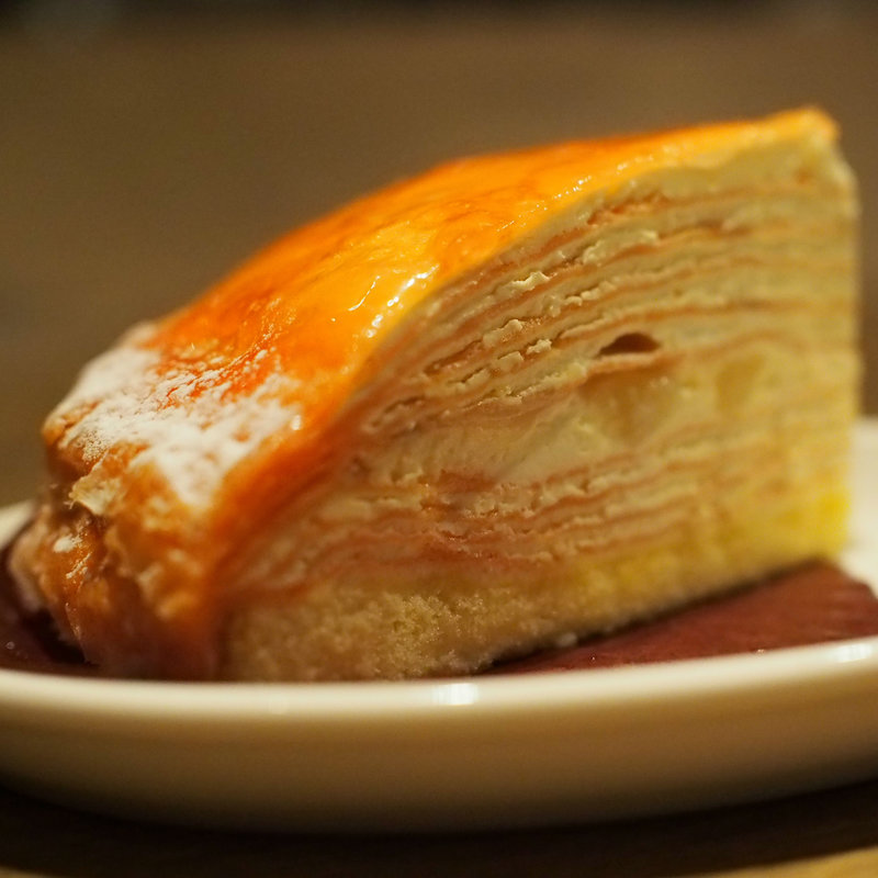 桃のミルクレープ(PRONTO アミュプラザ博多店)