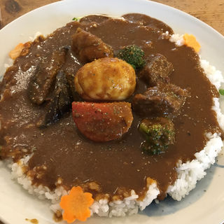 スペシャルカレー 大盛(北沢カレー食堂 茄子おやじ)