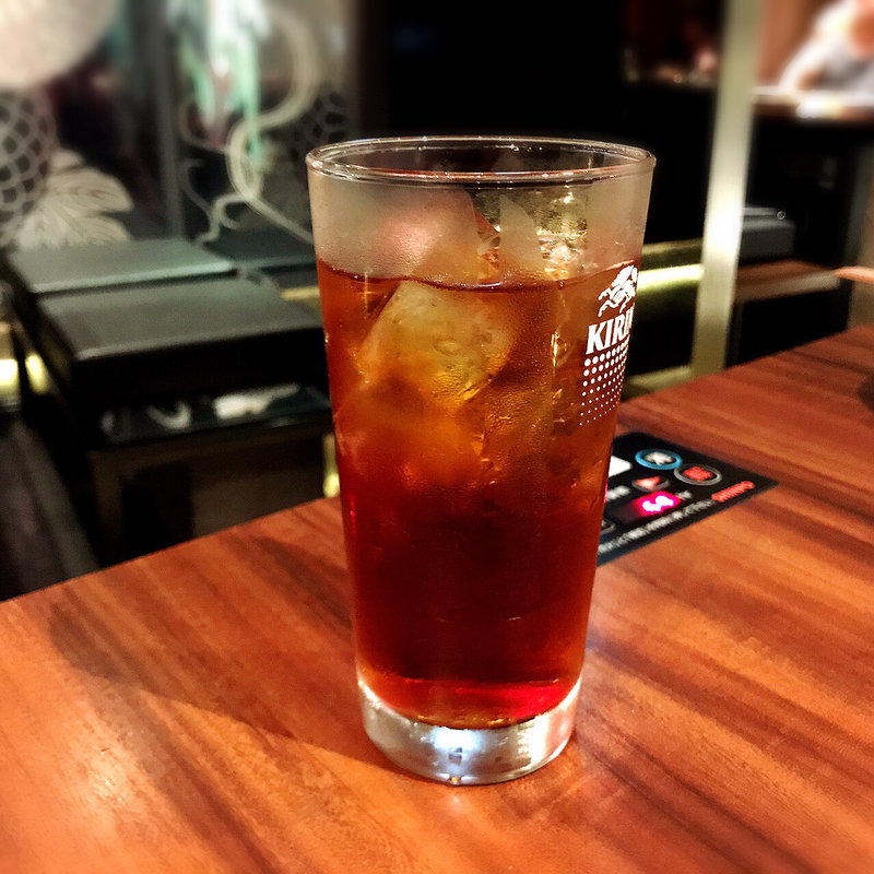 黒ウーロンハイ(焼肉鍋問屋 志方)