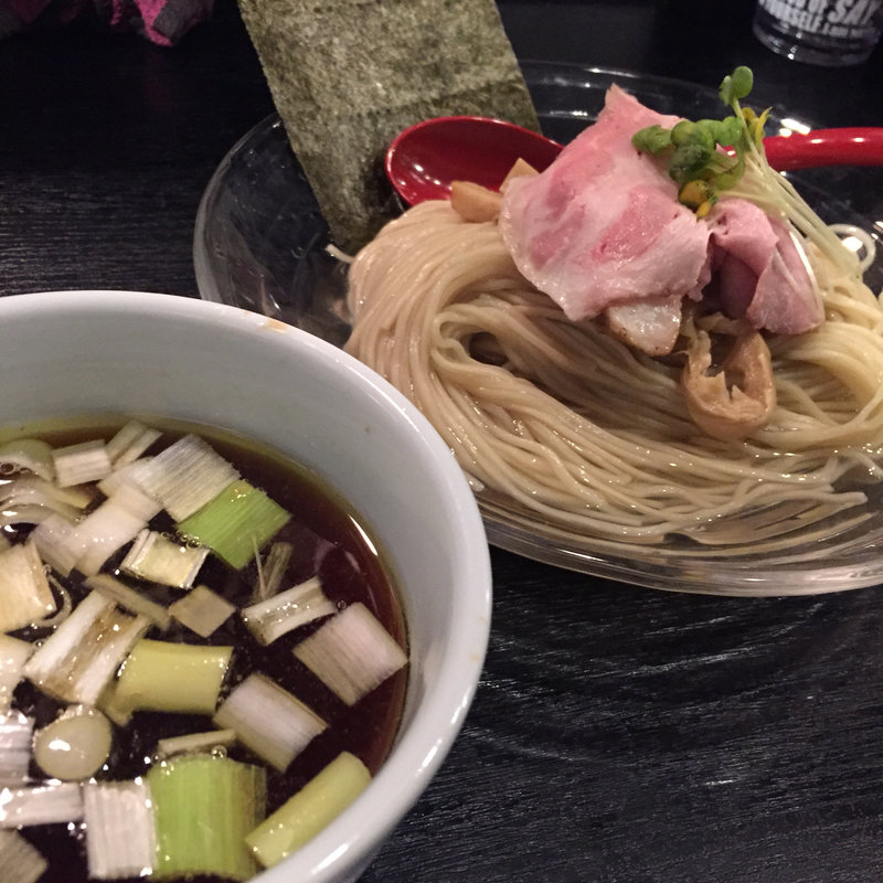 重ね昆布水のつけそば(雨ニモマケズ)