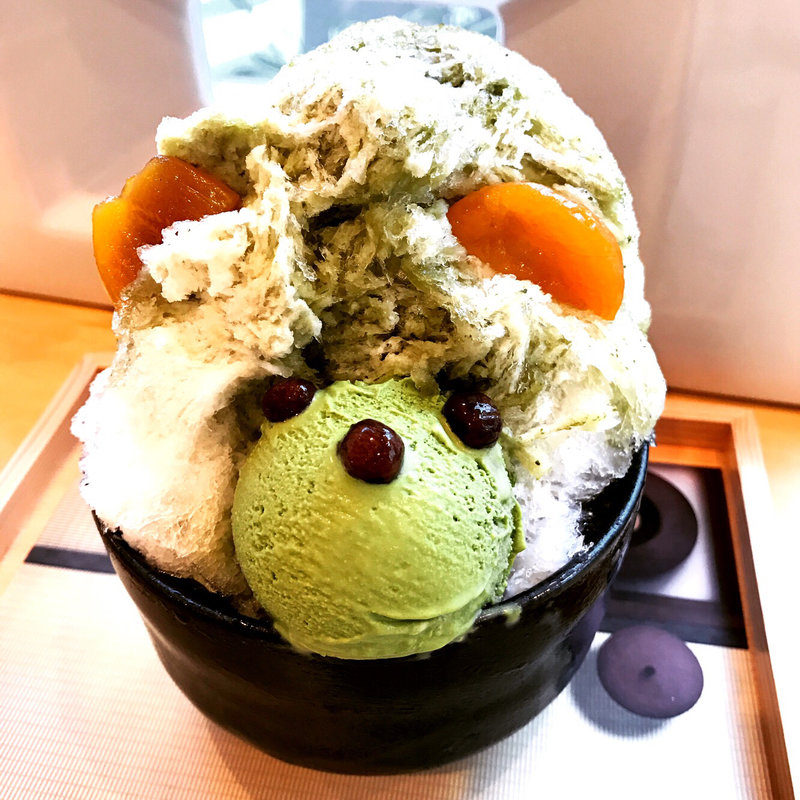 千利くまちゃん(抹茶)(JAPANESE ICE OUCA ジャパニーズアイス櫻花)