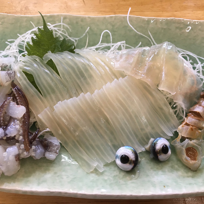 活いか刺身(白扇 （ハクセン）)