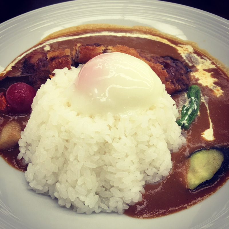 富士山カツカレー(山中温泉紅富士の湯 （大食堂）)
