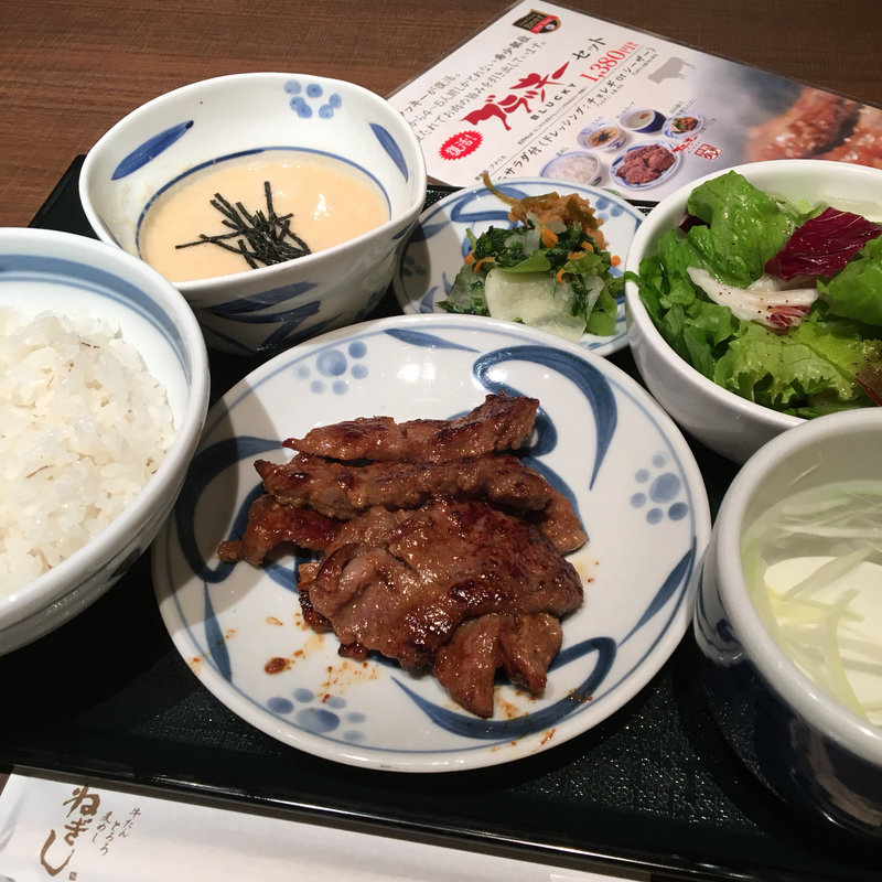 ブラッキーセット(ねぎし 銀座並木通り店)