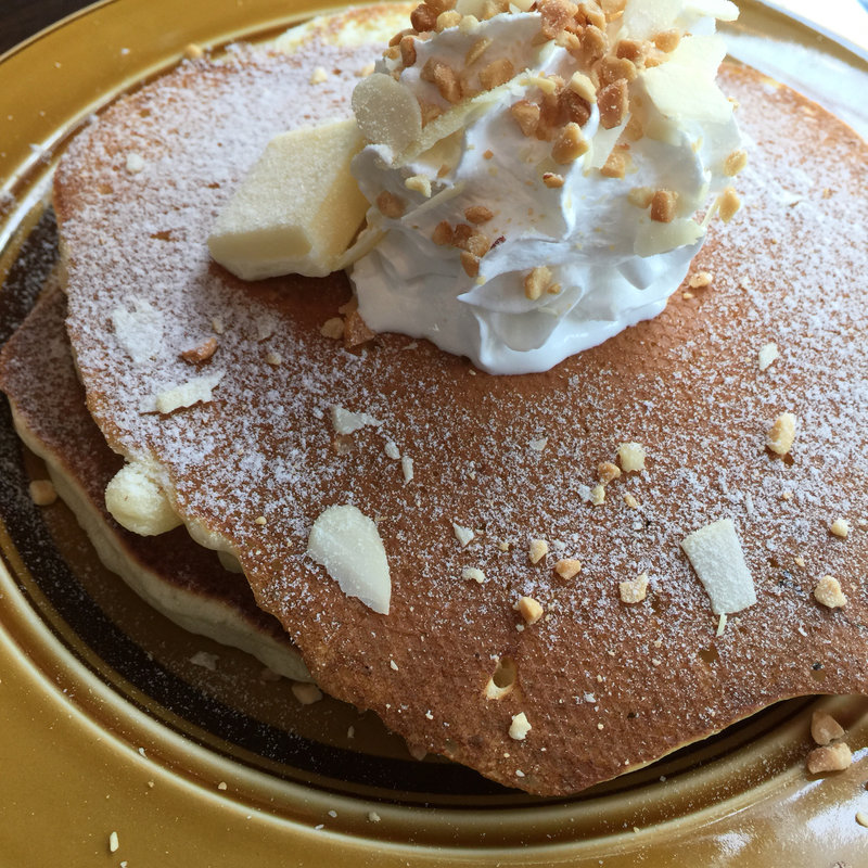 ミルクパンケーキ(肉が旨いカフェ NICKSTOCK)