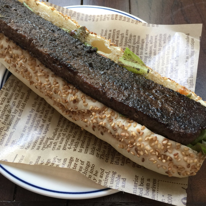 ステーキサンド(肉が旨いカフェ NICKSTOCK)