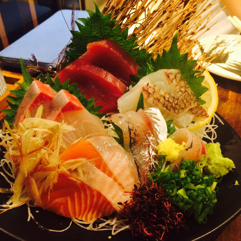 お刺身五点盛り(鰾)