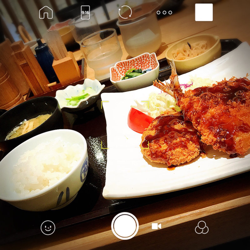 メンチカツと鯵フライのお昼の定食(大かまど飯 寅福 横浜ジョイナス店 )