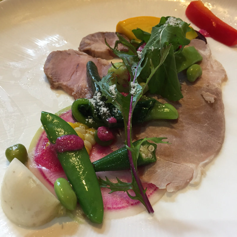 前菜の盛り合わせ こだわりのハムと自然栽培野菜(テッラ （TERRA）)