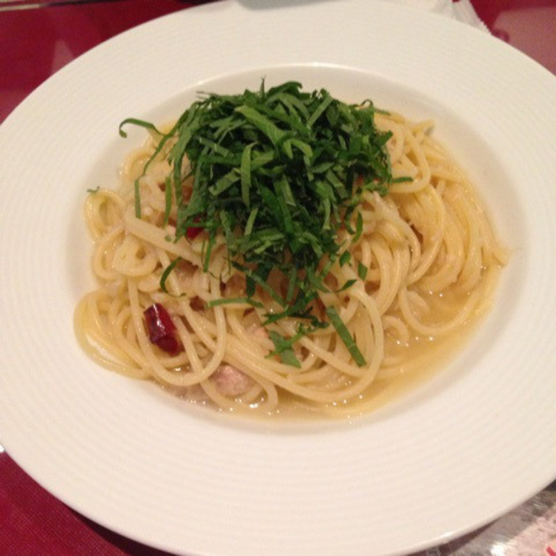 ツナとしその大根おろしパスタ(壁の穴 そごう横浜店)