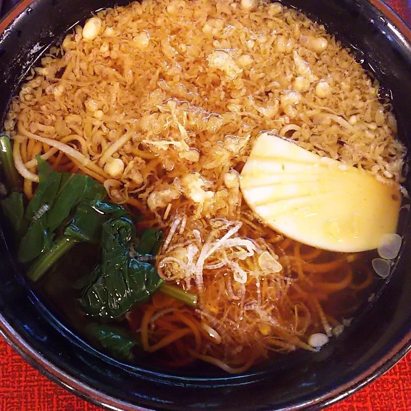 たぬきそば（温）(一休庵 （いっきゅうあん）)