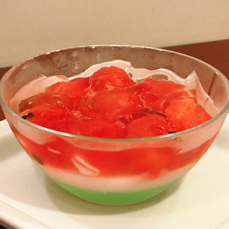 スイカゼリー(カフェ　シューライル)