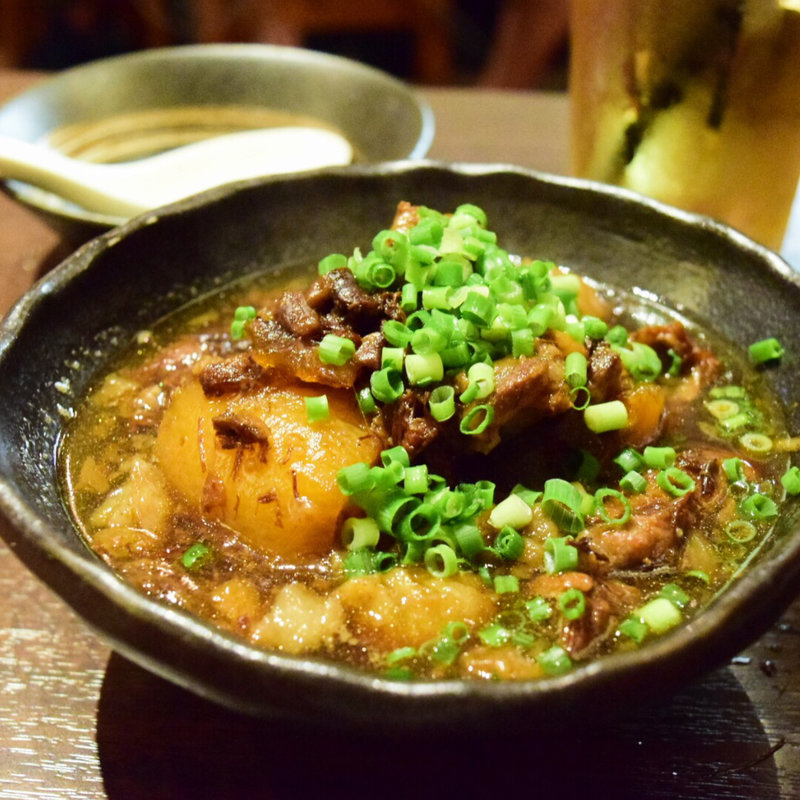 牛すじと大根の煮込み(わしの焼き鳥)