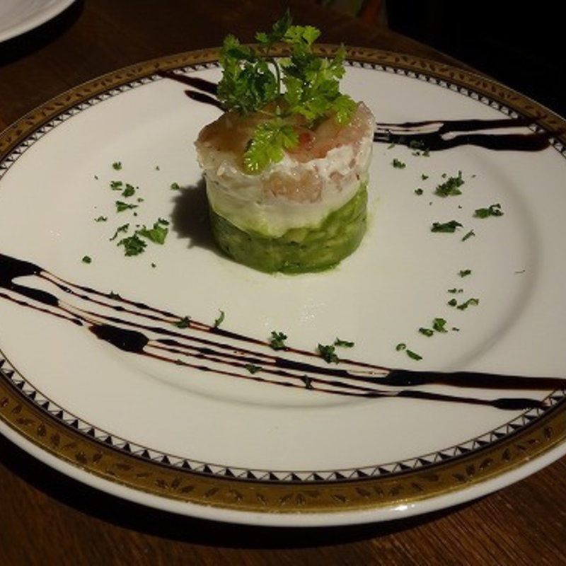 甘エビサワークリーム・アボカドのタルタル (Bistrot a Vin LA－FINA)