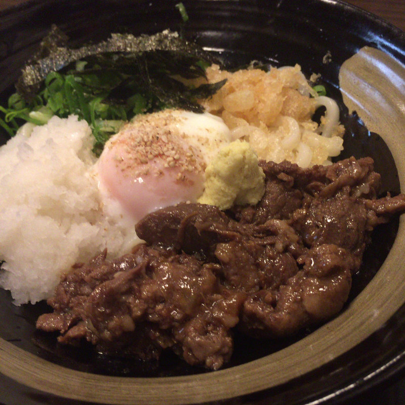 牛すじあまからおろしうどん(藤よし 堺駅前店 （ふじよし）)