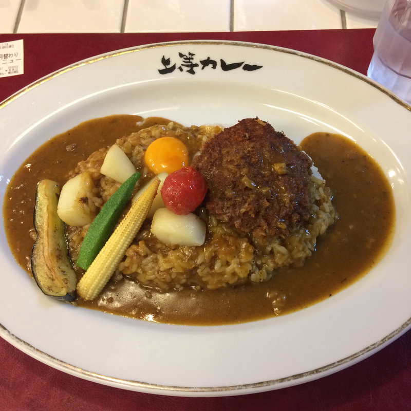 月替わりの色どり野菜カレー(上等カレー 神田小川町店)