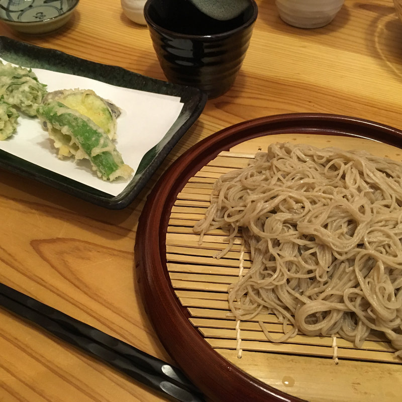 うに天蕎麦ランチ(浜町 かねこ)