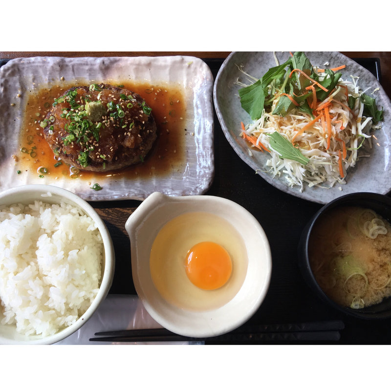 わさびおろしハンバーグランチ(とり鉄 今池店 （とりてつ）)