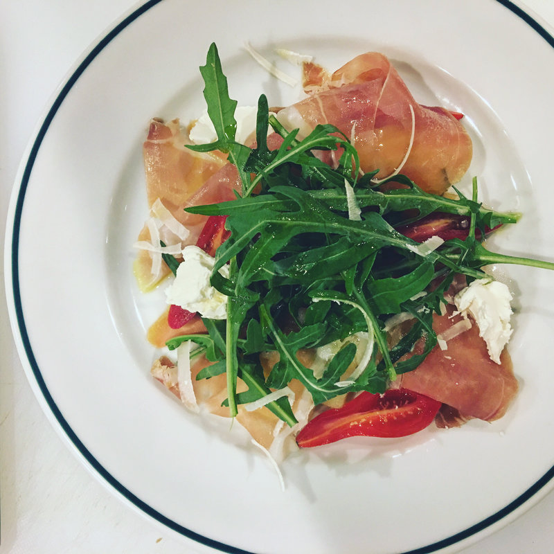 パルマ産生ハム 出雲産セルバチコのサラダ(THE STRUCTURE （ザ ストラクチャー）)