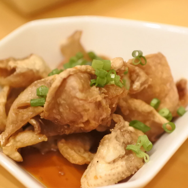 鶏皮しょうゆ漬け(みみずく25)