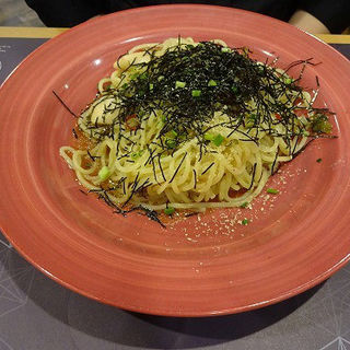 高菜と鶏肉のピリ辛パスタ (ぎをん椿庵 )