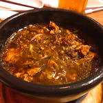 四川風 麻婆豆腐(鉄板中華 福華（プッカ）)