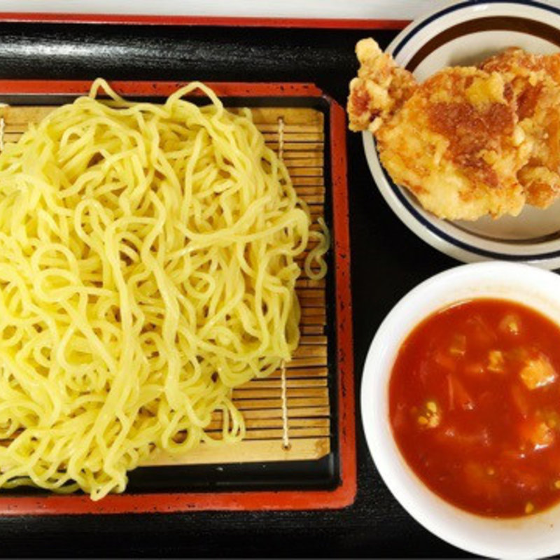 トマトざるラーメン（ザンギ2個付）夏季限定(中国料理 布袋)