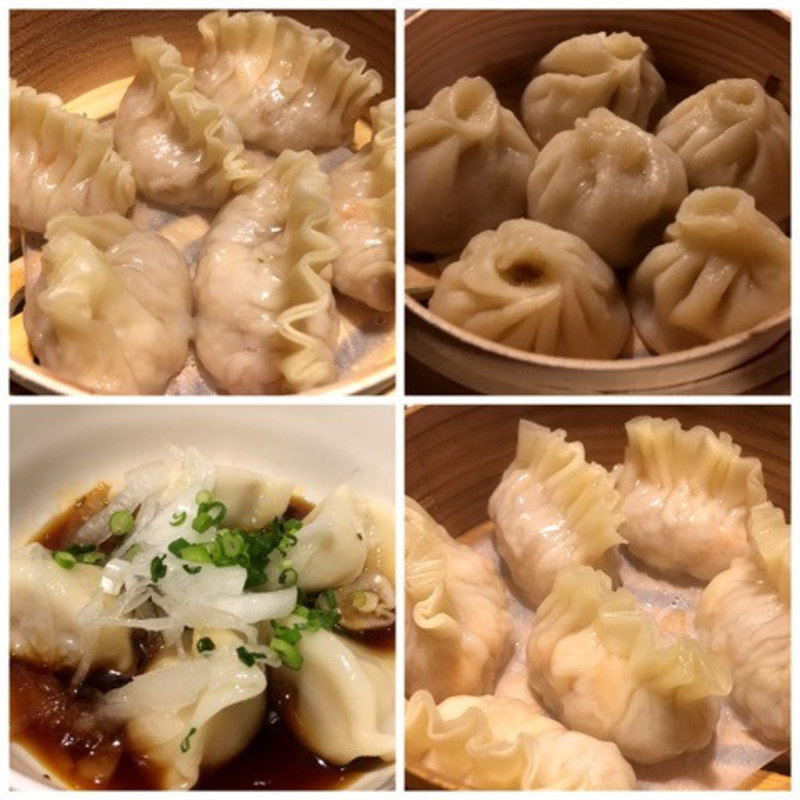(フカヒレ蒸し餃子、小籠包、水餃子、ひな皮餃子)(橙台 本店 （だいだい）)