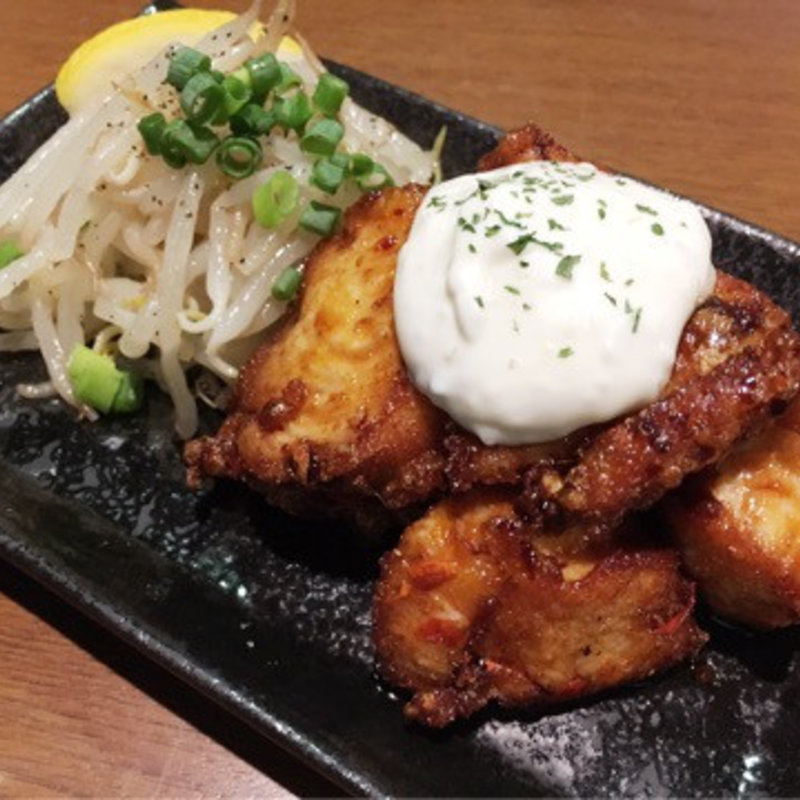 美桜鶏の豆板醤ザンギ(特別おまかせ)(酒場TORIBIAN)