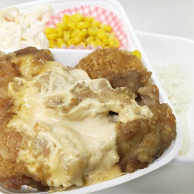 二段弁当(チキンチリマヨ)(ハシモト)