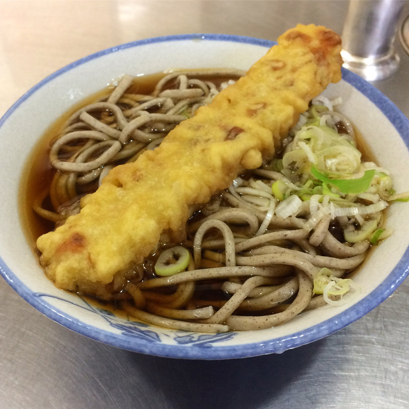 ちくわ天そば(田舎そば かさい)