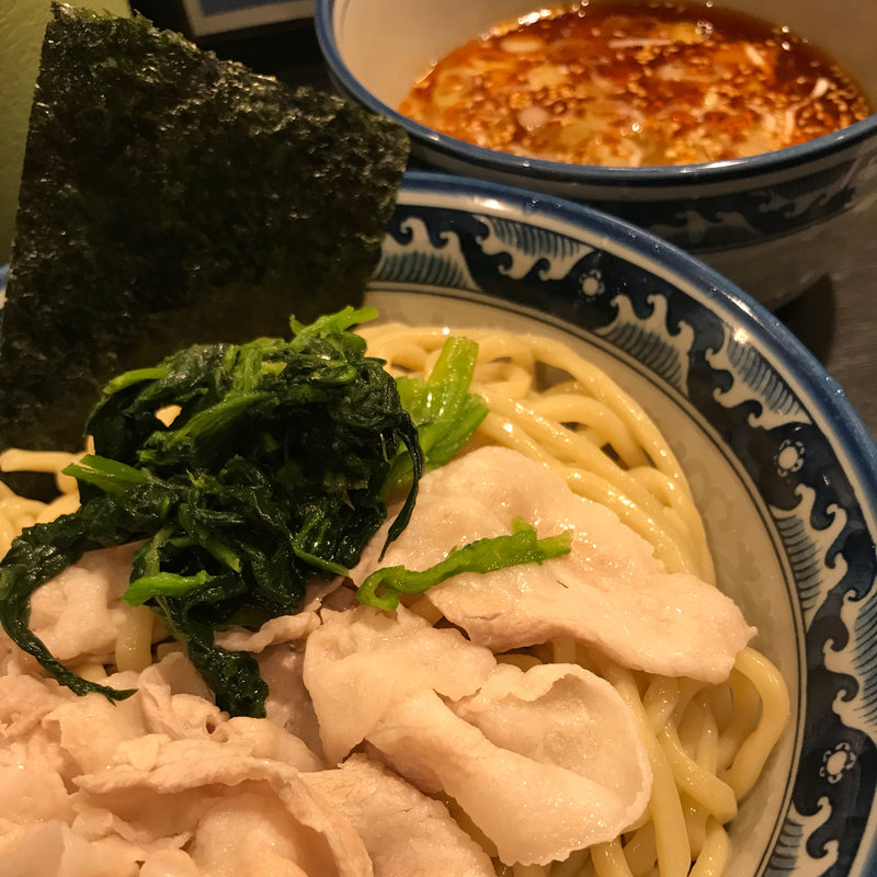 冷しゃぶつけ麺(兎に角)