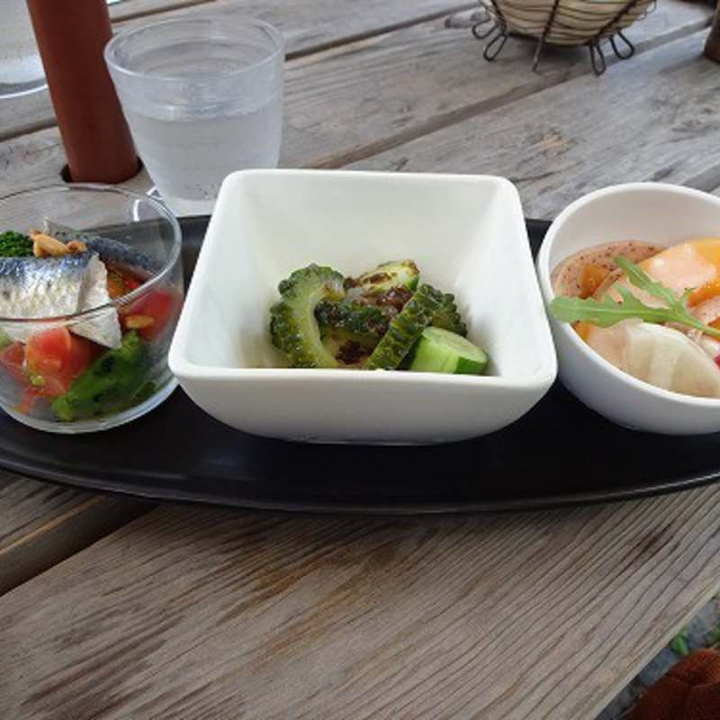 前菜3種盛り合わせ (MOKICHI TRATTORIA)