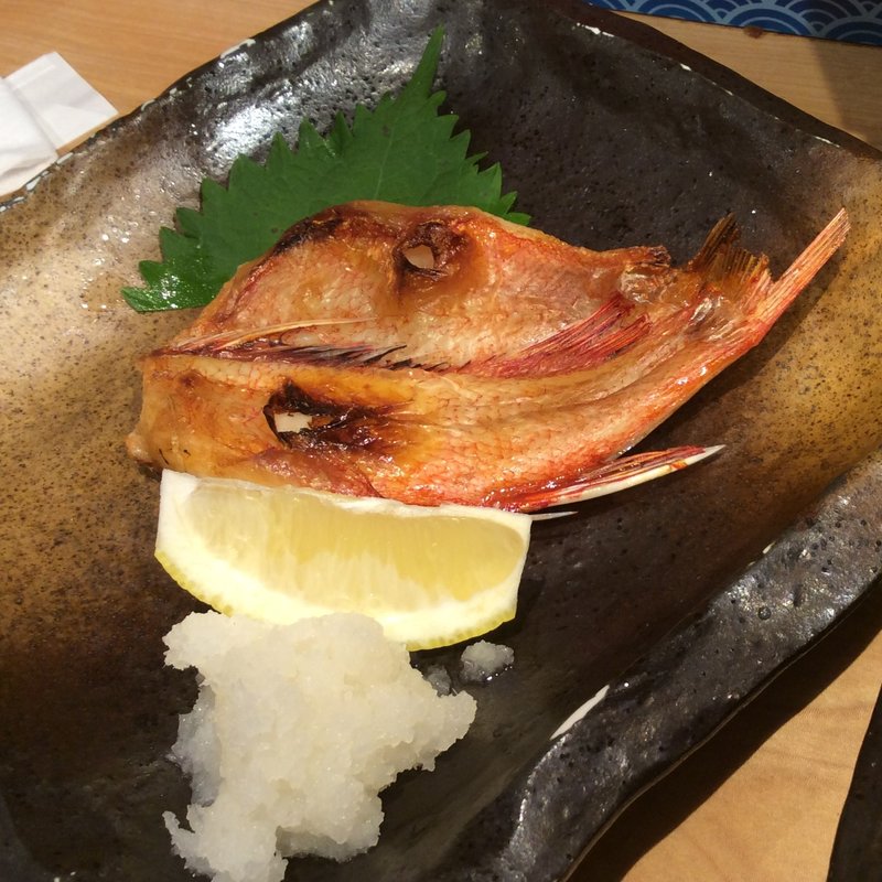 きんきの塩焼き(スタンド富)