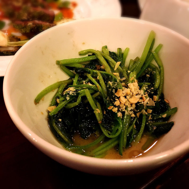 法蓮草のソテー(ブラッセリー アデニア)