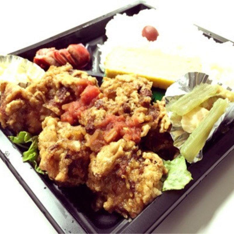 サルサザンギ弁当(日替わり)(あじ太郎 西線店)