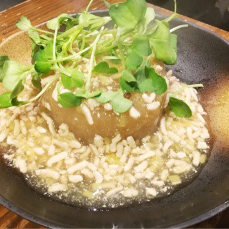 三浦大根のそぼろあんかけ(だいにんぐ ひなた)