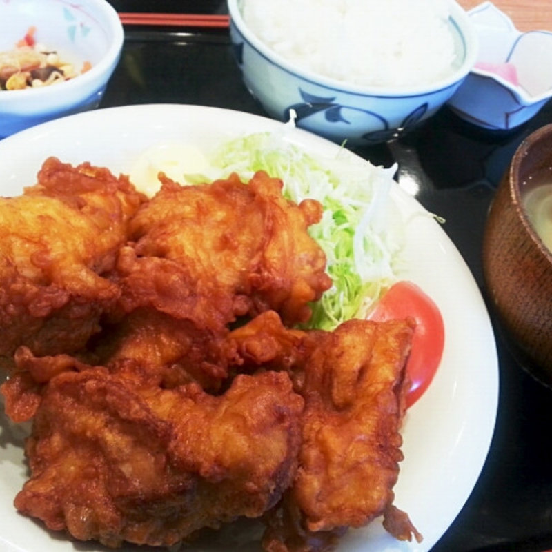 ザンギ定食 6つ入(ランチ)(KITCHEN 鑓水商店 )