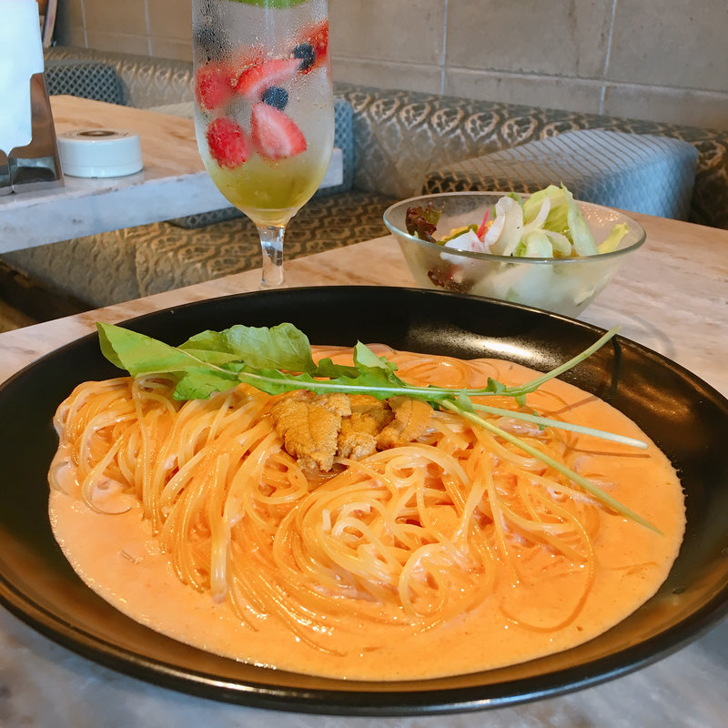 ウニボナーラ(ゴールデンチャイルドカフェ （Golden child cafe）)