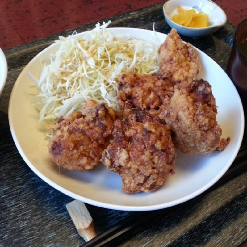 ザンギ定食(ランチ)(現地集合ごはんとおやつの家)