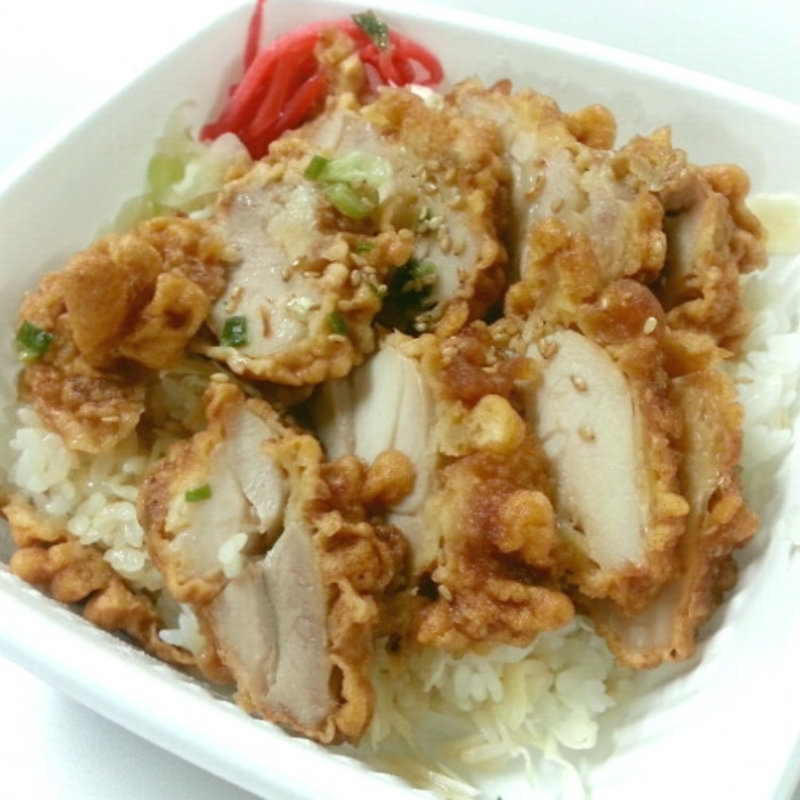 ザンタレ弁当+ザンギ1個増量(テイクアウト)(おにぎり家さん )