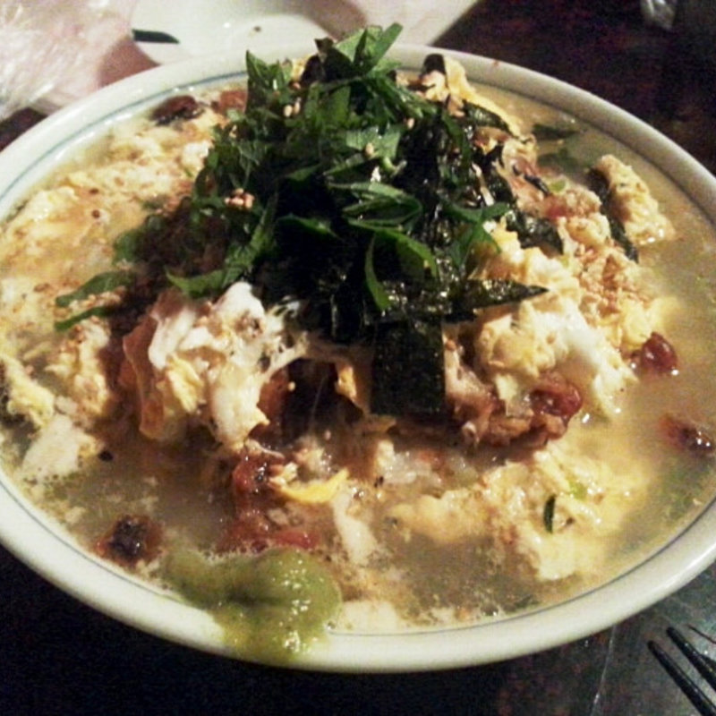 〆のザンギ茶漬け(衣 （コロモ）)