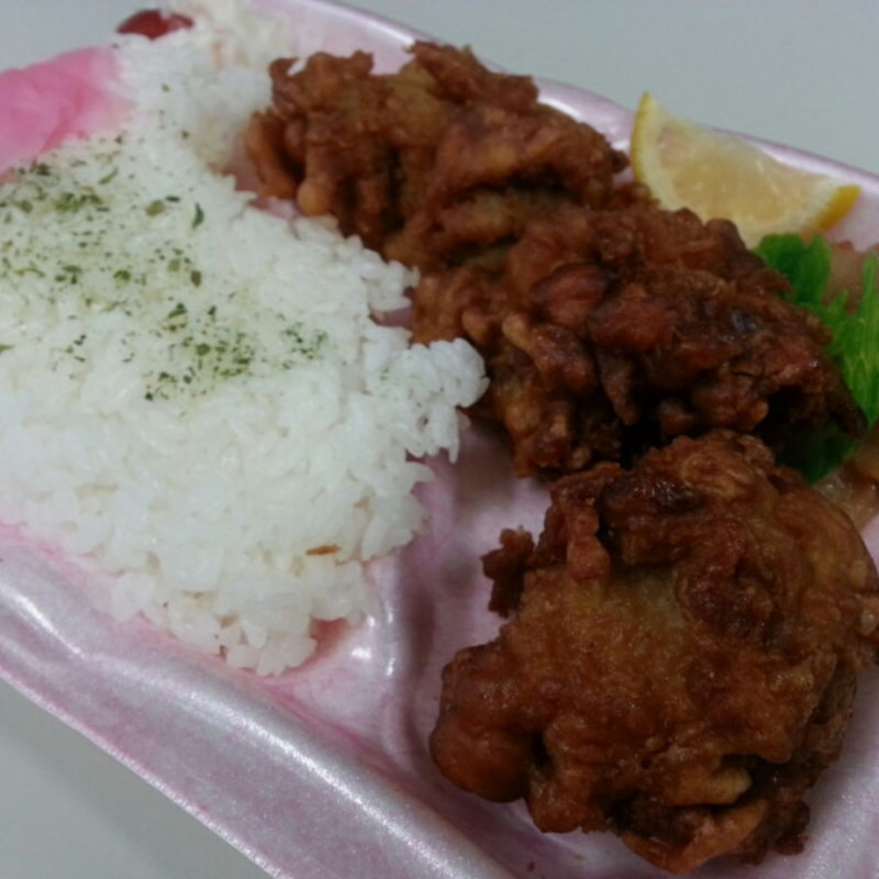 手作りザンギ弁当(惣菜一心 大谷地店)