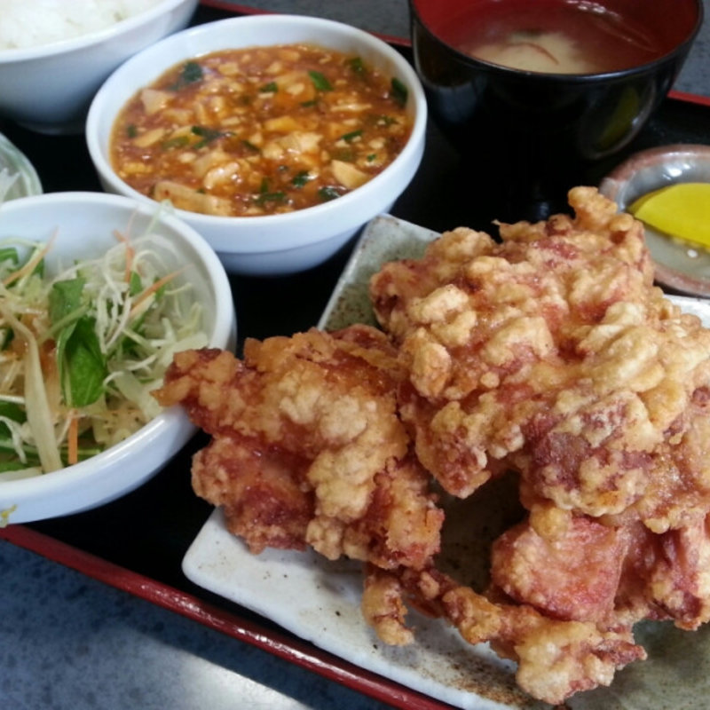 ザンギ定食B(中国料理 布袋)