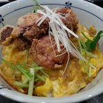 ザンギの卵丼(おいしい卵料理OMS 札幌北広島店 （オイシイタマゴリョウリオムズ）)