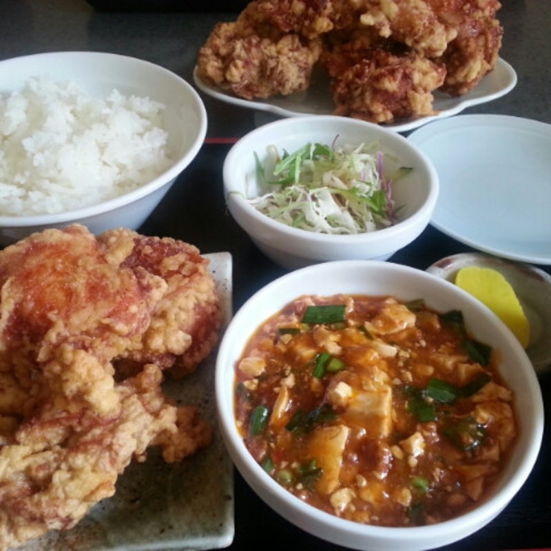 ザンギ定食B＋ザンギ(中国料理 布袋)