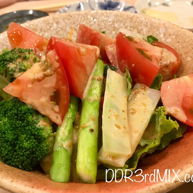 トマトサラダ(まずい魚 青柳 （マズイサカナアオヤギ）)