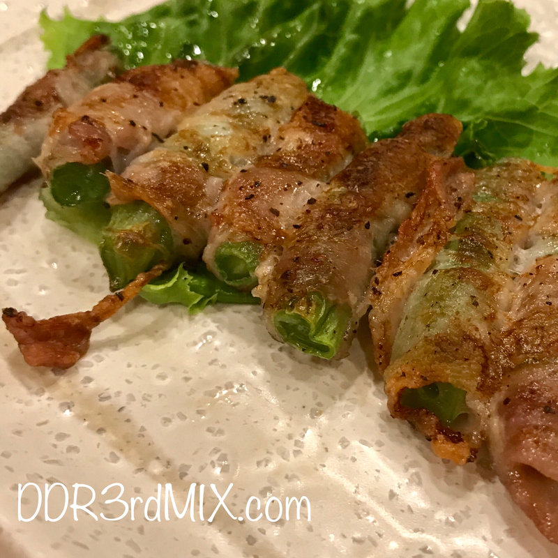 いんげん肉巻き(まずい魚 青柳 （マズイサカナアオヤギ）)