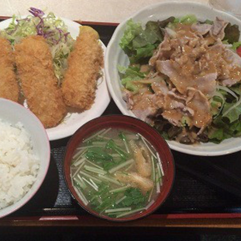 豚しゃぶサラダ (千味レストラン)